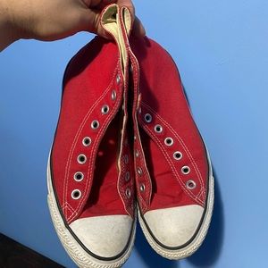 Converse high top all star red